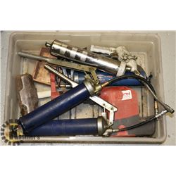 FLAT OF GREASE GUNS & MISCELLANEOUS