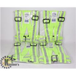 4 NORTON HI VIZ SAFETY BELTS
