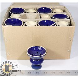CASE OF BLUE INCENSE BURNERS/ HOLDERS