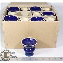 CASE OF BLUE INCENSE BURNERS/ HOLDERS
