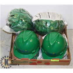 LOT OF 6 MSA HARD HATS