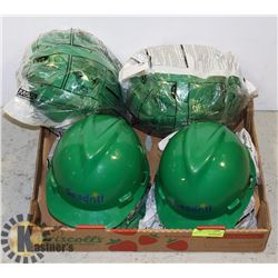 LOT OF 6 MSA HARD HATS