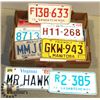 Image 1 : FLAT OF VINTAGE COLLECTIBLE LICENSE PLATES