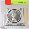 Image 1 : 1964 CHARLETTETOWN SILVER DOLLAR