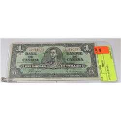 1937 CAD $1 BILL