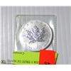 Image 1 : CAD .999 SILVER 1 TROY OZ MAPLE LEAF