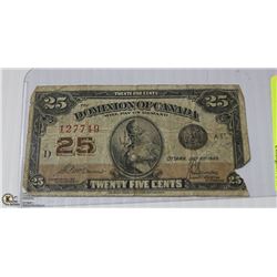 1923 CAD SHINPLASTER