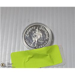 2012 CALGARY STAMPEDE DOLLAR SILVER COIN