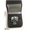Image 1 : NEW MENS METAL SKULL FACE RING WITH