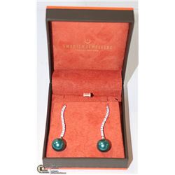 PAIR OF NEW SWAROVSKI CRYSTAL EARRINGS