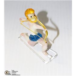 1960'S HAND BLOWN GLASS ARCHER OLYMPIC