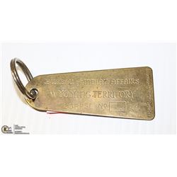 WYOMING INDIAN AFFAIRS TOE TAG CORPSE #