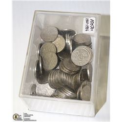 105 PCS 1922-1936 KING GEORGE V FIVE CENT COINS