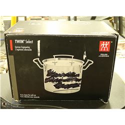 J.A. HENCKELS TWIN SELECT 9.0L STOCK POT WITH LID