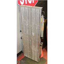 ALUMINUM SCAFFOLD STYLE STEP LADDER- "WERNER"