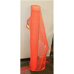ROLL OF ORANGE SNOW FENCING