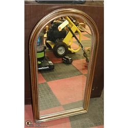 ORNATE GOLD FRAME MIRROR 18-1/2" X 36-1/2"