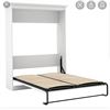 Image 1 : MURPHY WALL BED- QUEEN SIZE- WHITE SHAKER DOOR