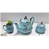 Image 1 : SADLER ENGLAND TEA POT AND CREME AND SUGAR SERVER