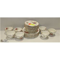 ADDERLEY ENGLAND FINE CHINA CUPS AND PLATES