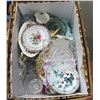 Image 1 : BOX OF ESTATE CUT GLASS AND COLLECTOR PLATES