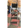Image 1 : GORILLA 3 STEP LADDER- STEEL CONSTRUCTION- 225 LB