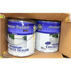 CASE OF CONCRETE STAIN GREY - 4 GALLONS PER CASE