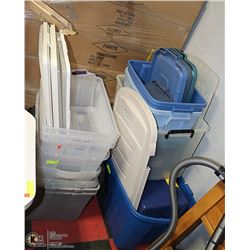 MASSIVE COLLECTION OF STORAGE TOTES