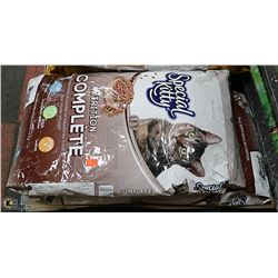 TWO 7.5KG BAGS OF SPECIAL KITTY