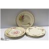 Image 1 : LOT OF 5 ASSORTED LARGE CHINA PLATES