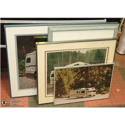 LOT OF 4 ESTATE PICTURES