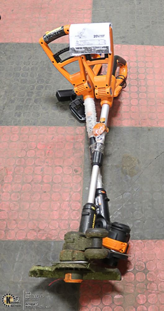 WORX 20V LITHIUM BATTERY WEED EATER