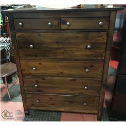 DRESSER- CHEST OF DRAWERS (6)- 43"L X 20"W X 52"
