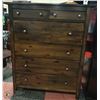 Image 2 : DRESSER- CHEST OF DRAWERS (6)- 43"L X 20"W X 52"