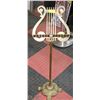 Image 1 : BRASS MUSIC STAND 37 INCH TALL