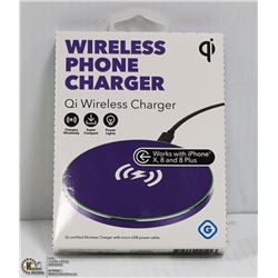 NEW GEMS QI WIRELESS PHONE CHARGER