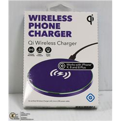 NEW GEMS QI WIRELESS PHONE CHARGER