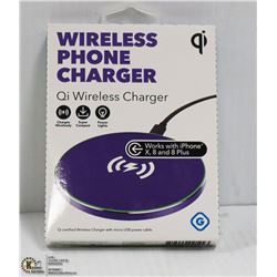 NEW GEMS QI WIRELESS PHONE CHARGER