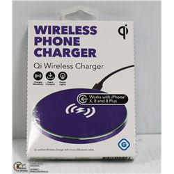 NEW GEMS QI WIRELESS PHONE CHARGER