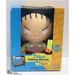 MEZCO FAMILY GUY'S DELUXE TALKING 12" STEWIE WITH