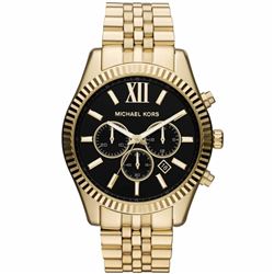 NEW MICHAEL KORS BLACK DIAL LEXINGTON MSRP $365
