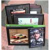 Image 1 : BOX OF 10 FRAMED NASCAR PHOTOS 11X14 MORE