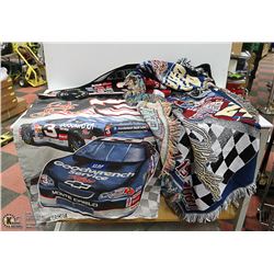 JEFF SHAWL BLANKET, DALE SR FLOORMAT , BANNER NEW