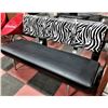 Image 3 : NEW ZEBRA PATTER BENCH SEAT, 60" WIDE