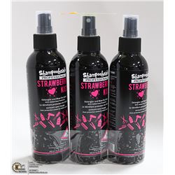3 PACK SHAMPOO HEADS PRO DETANGLER STRAWBERRY
