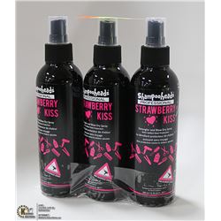 3 PACK SHAMPOO HEADS PRO DETANGLER STRAWBERRY