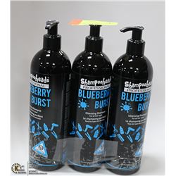 3 PACK SHAMPOO HEADS PRO BLUEBERRY BURST