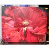 Image 1 : LARGE FLOWER OIL ON CANVAS