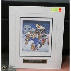 LEGENDS OF THE CREASE GLENN HALL, JOHNNY BOWER,