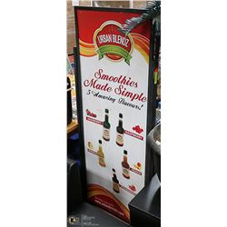 BLACK METAL FLOOR STANDING